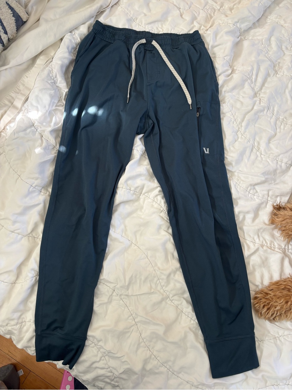 Vuori Mens Fleet Pant Charcoal Dark Slate Blue Joggers Performance Travel M